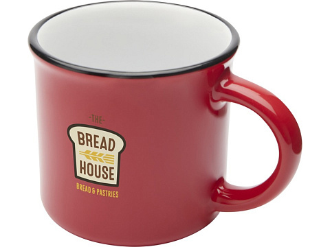 Bari керамическая кружка объемом 240 мл, красный - рис 4.