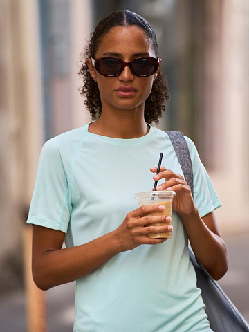 Футболка спортивная женская Vortex Women, белая - рис 8.