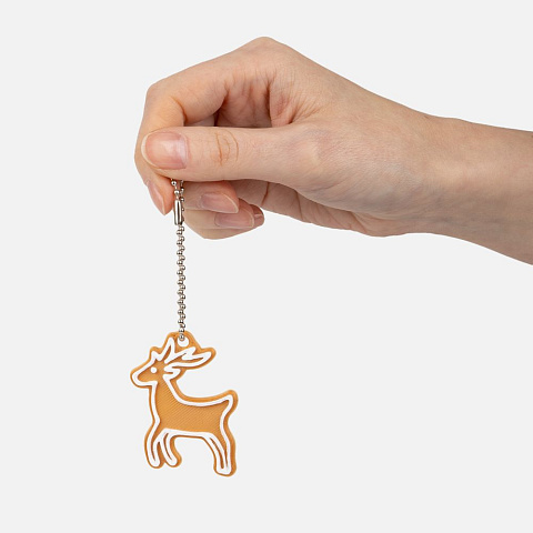 Мини-подвеска «Пряник», олень - рис 3.