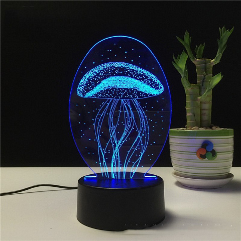 3D светильник Медуза - рис 4.