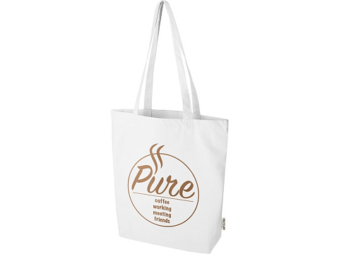 Florida эко-сумка плотностью 270 г/м² - Белый - рис 6.