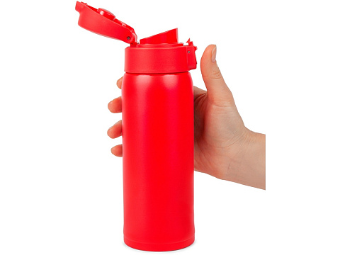 Термокружка Relaxika 701 (0,48 литра), красная (без лого) - рис 13.