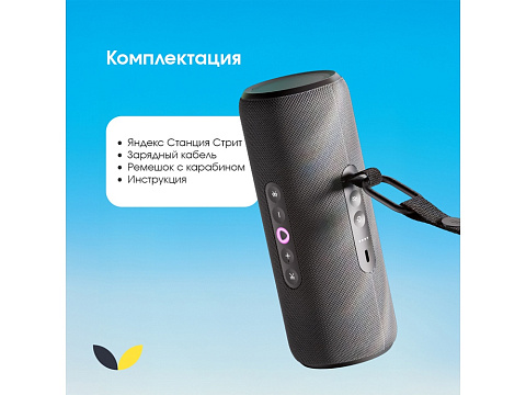 Умная портативная колонка Яндекс Станция Стрит с Алисой, черный (YNDX-00030BLK) - рис 12.