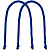 Ручки Corda для пакета M, синие - миниатюра - рис 2.