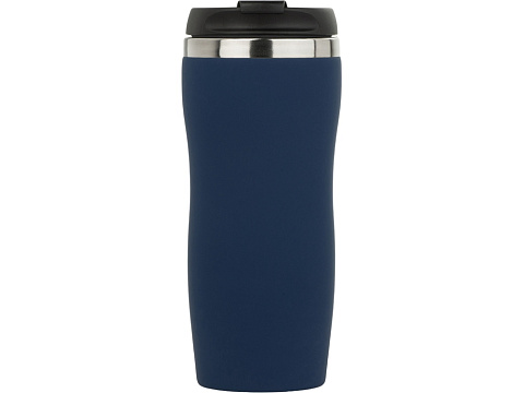 Термокружка Double wall mug C1, soft touch, 350 мл, темно-синий (Р) - рис 3.