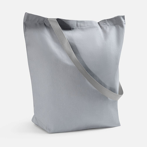 Шопер B5, серый с серыми ручками - рис 2.