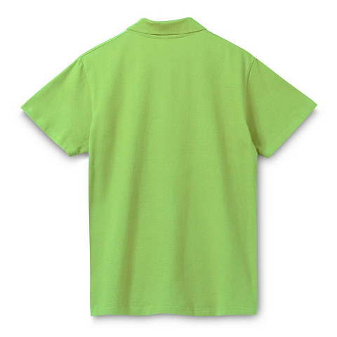 Рубашка поло мужская Spring 210, зеленое яблоко - рис 3.