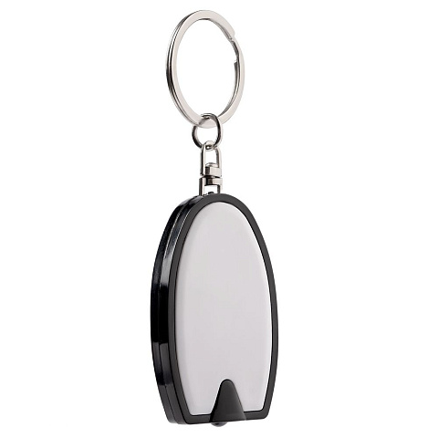 Брелок-фонарик Vivid, ver.2, белый с черным - рис 2.