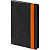 Ежедневник Velours, недатированный, черный с оранжевым - миниатюра - рис 2.