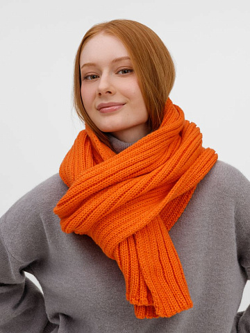 Шарф HappyGo, оранжевый - рис 5.