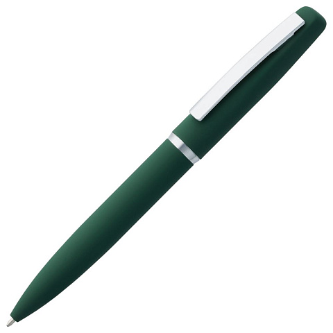 Ручка шариковая Bolt Soft Touch, зеленая - рис 2.