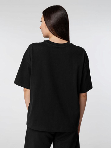 Футболка оверсайз женская Boxy Women, синяя (джинс) - рис 7.