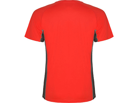 Спортивная футболка Shanghai детская, красный/графитовый - рис 2.