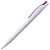 Ручка шариковая Pin, белая с фиолетовым - миниатюра - рис 3.
