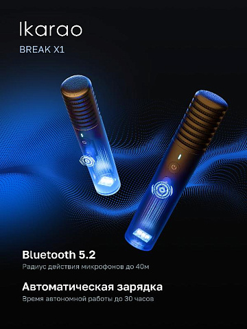 Портативная караоке система на андроиде с планшетом Ikarao BX 1 - рис 15.