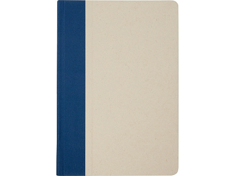 Liliana блокнот формата А5 в твердой обложке из пластика из сахарного тростника - Синий - рис 2.