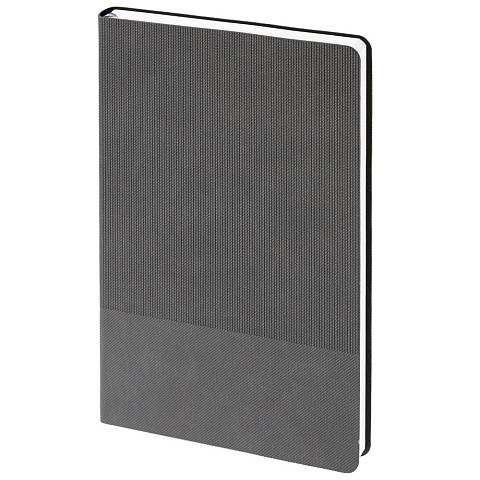 Ежедневник Knit, недатированный, темно-серый - рис 3.