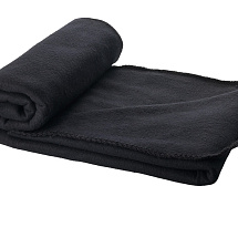 Плед Huggy в чехле 150 x 120 см - сплошной черный