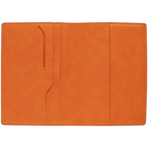 Обложка для паспорта Petrus, оранжевая - рис 3.
