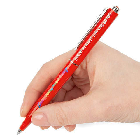 Ручка шариковая Senator Point, ver.2, красная - рис 5.
