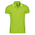Рубашка поло мужская Pasadena Men 200 с контрастной отделкой, зеленый лайм с белым - миниатюра