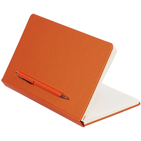 Ежедневник Magnet Shall с ручкой, оранжевый - рис 3.