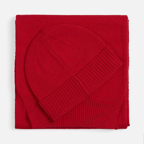 Шарф Cordelia, красный (гвоздика) - рис 4.