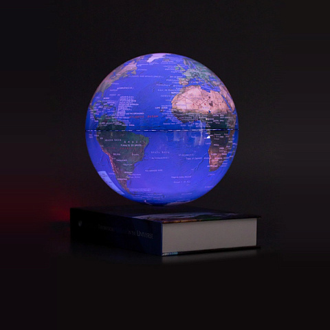 Левитирующий светящийся глобус D20 см на книге - рис 3.
