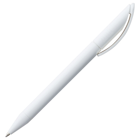 Ручка шариковая Prodir DS3 TPP, белая - рис 4.