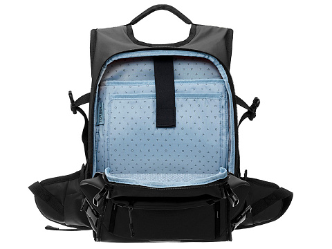 Рюкзак TORBER Mobi, черный, полиэстер 900D с PU покрытием, 45 х 32 х 20 см - рис 5.