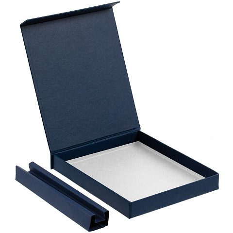 Коробка Shade под блокнот и ручку, синяя - рис 3.