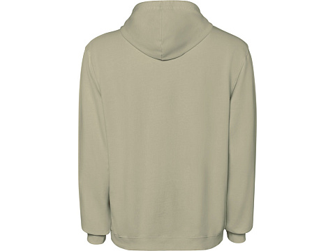 Толстовка с капюшоном KENIA унисекс, светлый хаки выстиранный - рис 2.
