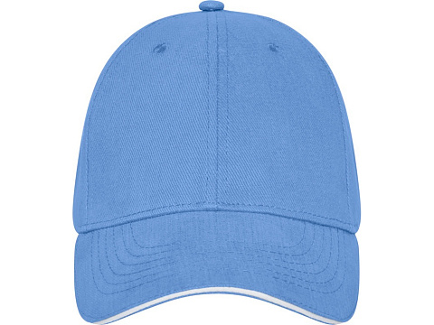 Бейсболка Darton, 6 панелей, светло-синий - рис 2.