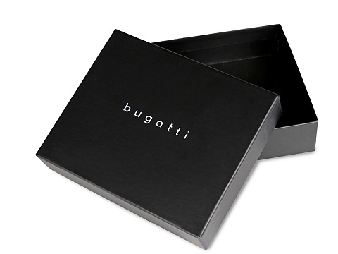 Портмоне для кредитных карт BUGATTI НОМ | NOME, с защитой данных RFID, черное, натуральная воловья кожа, 10,2х0,3х8,2 см - рис 7.