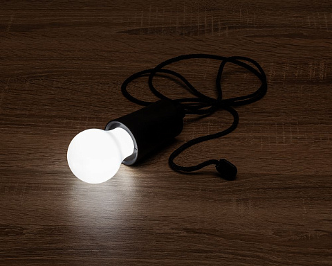 Лампа портативная Lumin, черная - рис 5.