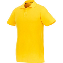 Мужское поло Helios с коротким рукавом, желтый