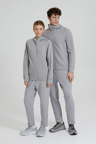 Куртка с капюшоном унисекс Begi, серая - рис 17.