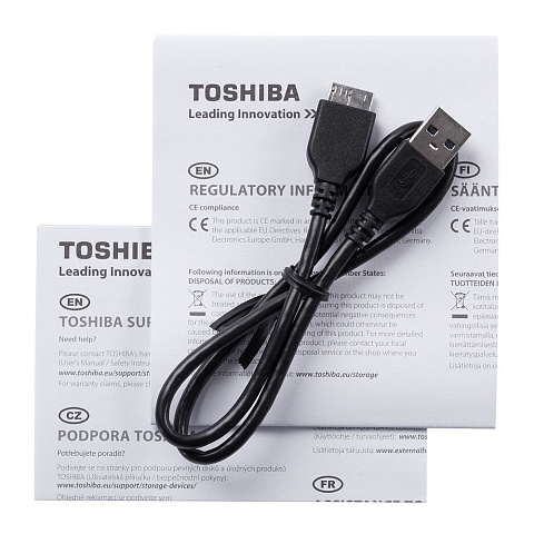 Внешний диск Toshiba Canvio, USB 3.0, 1Тб, черный - рис 5.