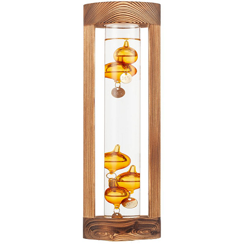 Термометр «Галилео» в деревянном корпусе, неокрашенный - рис 3.