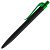 Ручка шариковая Prodir QS01 PRT-P Soft Touch, черная с зеленым - миниатюра - рис 3.