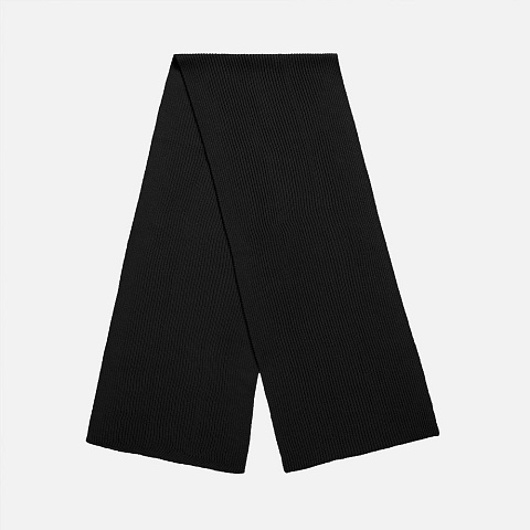 Шарф Nobilis Mono, черный - рис 2.