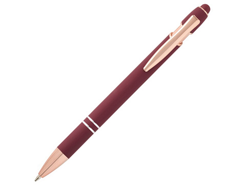 Nanna шариковая ручка с отделкой из розового золота - Бургунди (синие чернила)