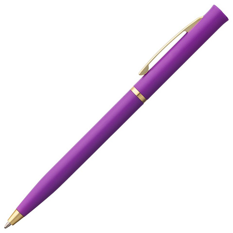 Ручка шариковая Euro Gold, фиолетовая - рис 3.