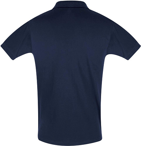 Рубашка поло мужская Perfect Men 180 темно-синяя - рис 3.