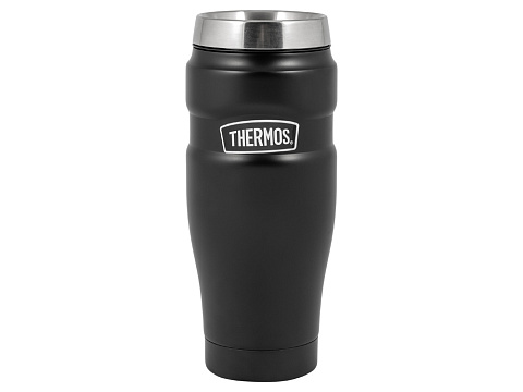 Кружка-термос из нерж. стали тм THERMOS SK1005BK (Matte Black) 0.47L, черный