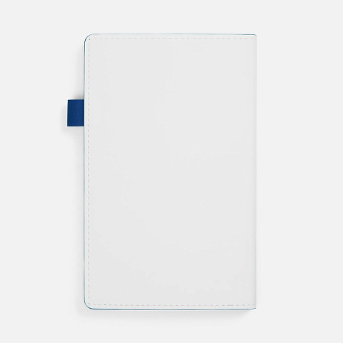 Ежедневник White Shall, недатированный, бело-синий - рис 3.