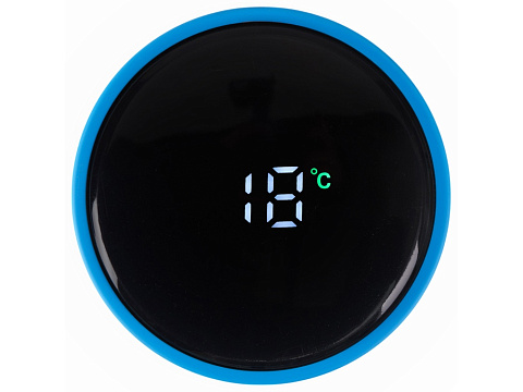 Вакуумный термос Module X с индикатором температуры, 500 мл, тубус, голубой 3538C - рис 5.