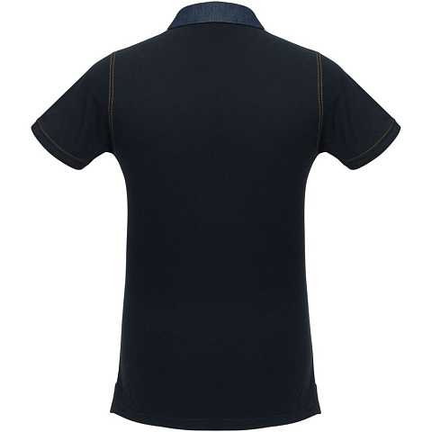 Рубашка поло мужская DNM Forward темно-синяя - рис 3.