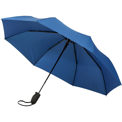Складной зонт Magic с проявляющимся рисунком, синий - рис 4.