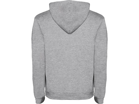 Толстовка с капюшоном Urban детская, серый меланж/черный - рис 4.